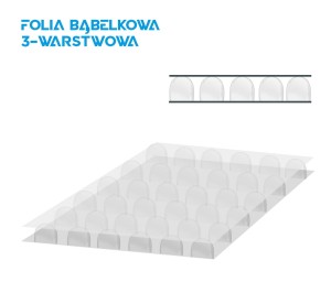 Woreczki bąbelkowe trzywarstwowe 20x10 cm 100 szt Greko